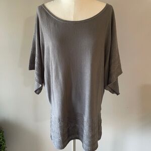 ASHLEY STEWART women’s PLUS SIZE KNIT LIGHT SWEATER w/ DOMAN SLEEVES SIZE 18/20